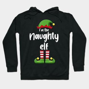 I'm The Naughty Elf Family Matching Christmas Pajama Gifts Hoodie